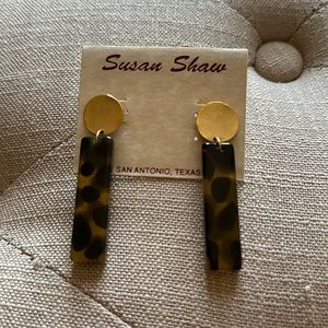 Susan Shaw Tortoise Earrings